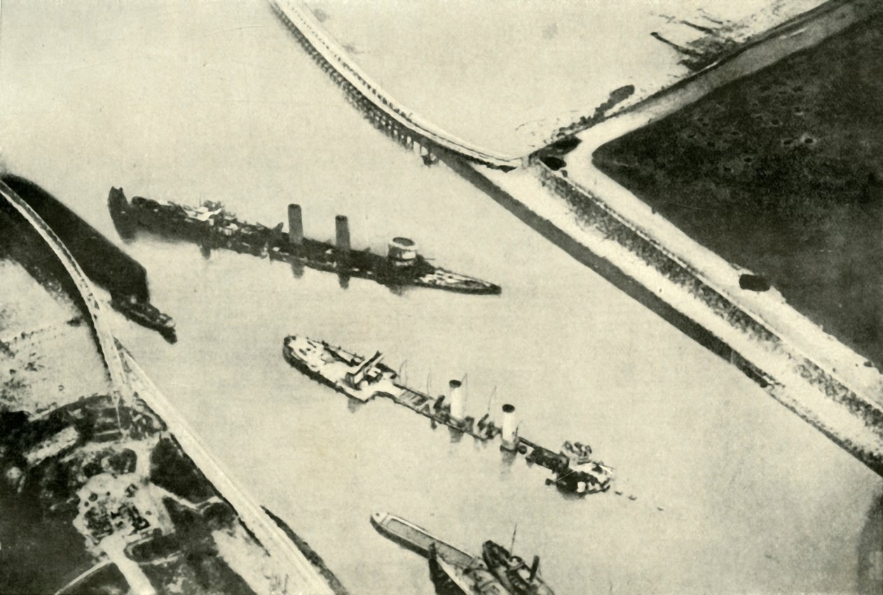 Blokowanie portu Zeebrugge, 1919. autorstwa Unbekannt