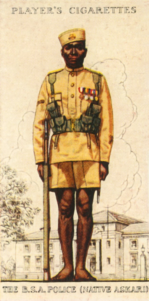 Rdzenny Askari z brytyjskiej policji południowoafrykańskiej, 1936. autorstwa Unbekannt