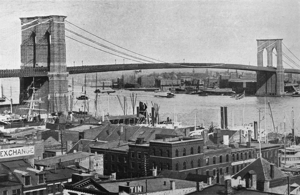 Most Brookliński, Nowy Jork, 1915 autorstwa Unbekannt