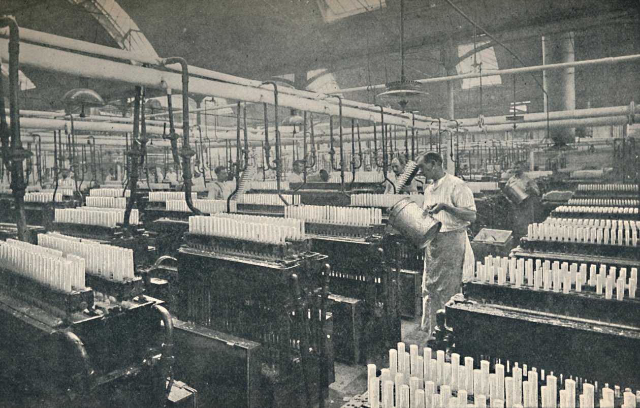 Gabinet odlewania świec, ok. 1917 r. autorstwa Unbekannt