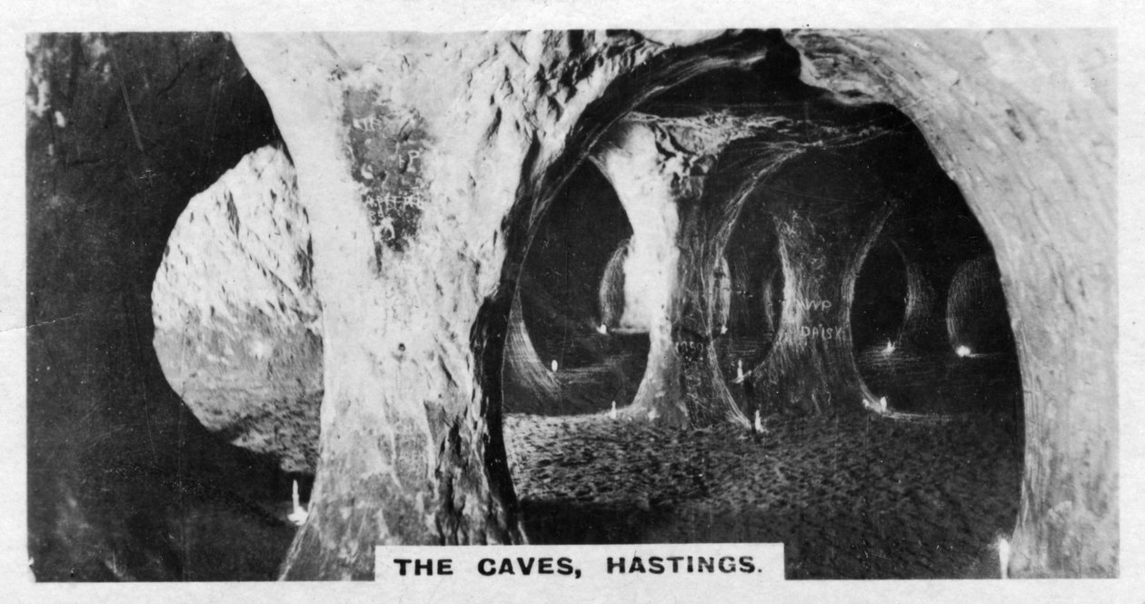 Jaskinie, Hastings, Sussex, c1920 autorstwa Unbekannt