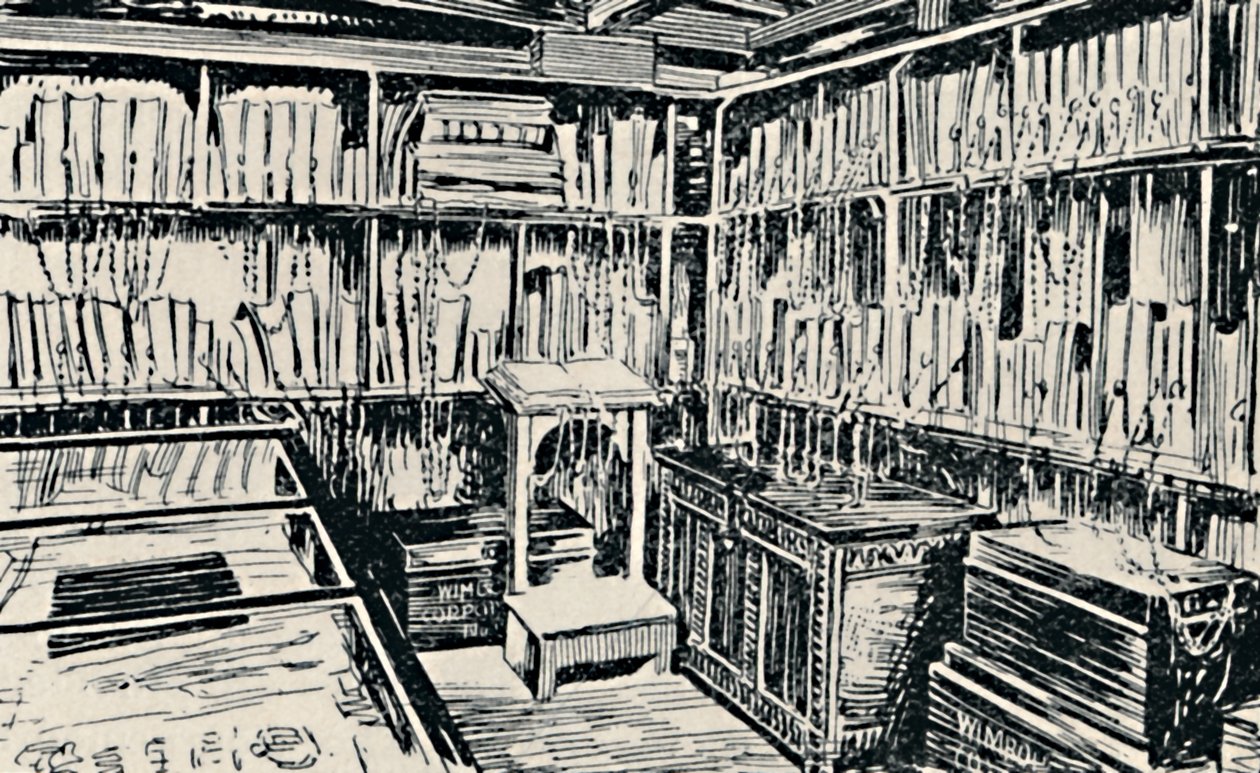 The Chained Library w Wimborne, 1929 autorstwa Unbekannt