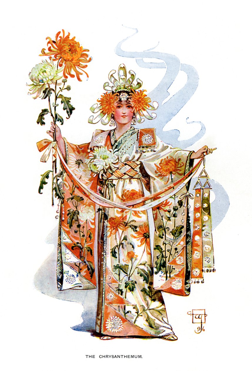 Chryzantema, 1899 autorstwa Unbekannt
