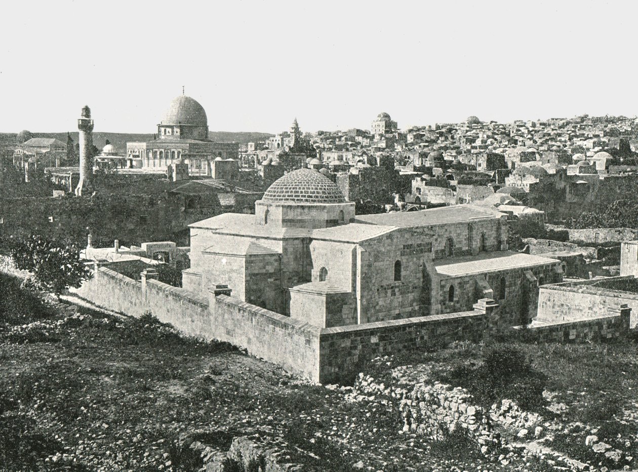 Kościół św. Anny, Jerozolima, Palestyna, 1895. autorstwa Unbekannt