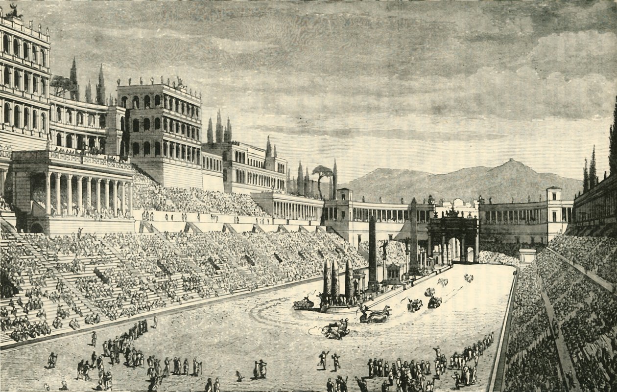 Renowacja Circus Maximus, 1890 r. autorstwa Unbekannt