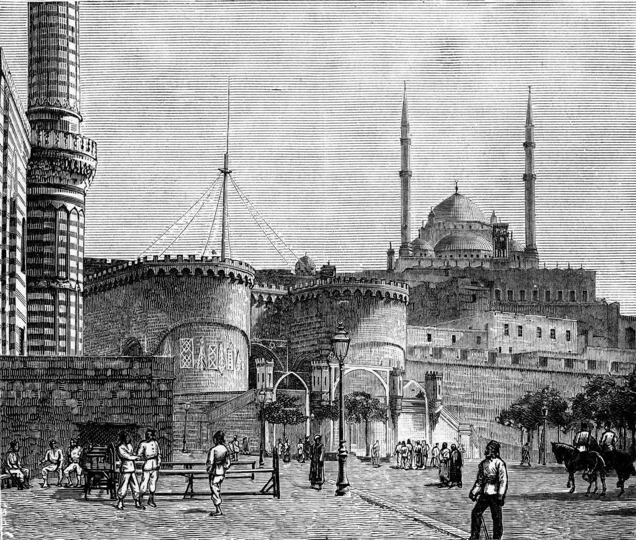 Cytadela, Kair, Egipt, 1900 autorstwa Unbekannt