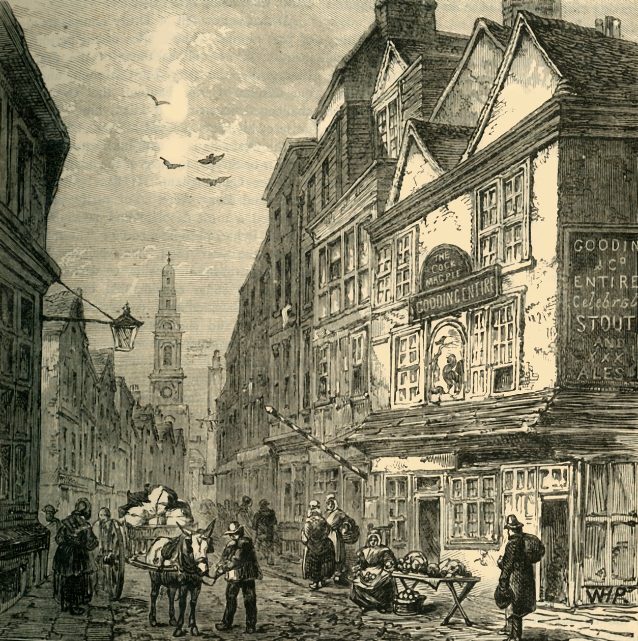 Kogut i sroka, Drury Lane, 1881. autorstwa Unbekannt