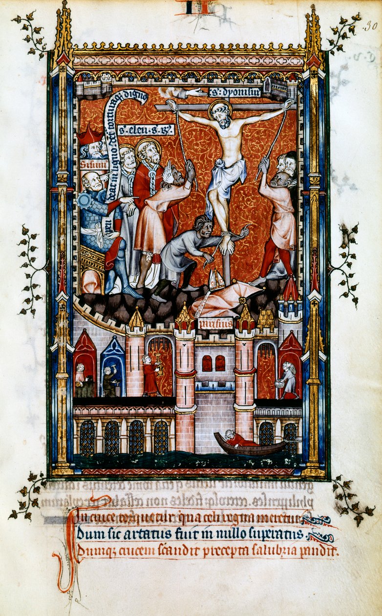 Ukrzyżowanie św. Denisa, 1317 r. autorstwa Unbekannt