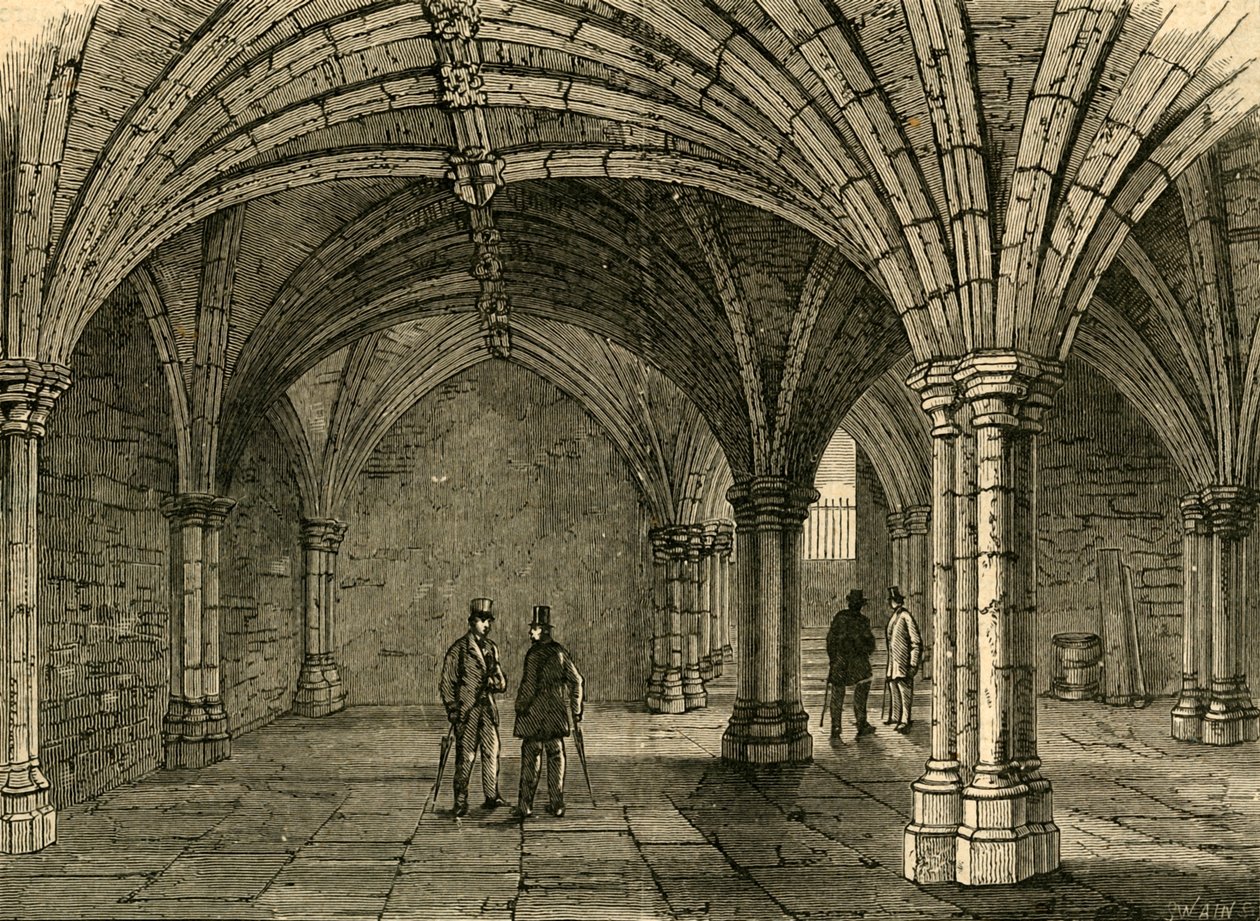 Krypta Guildhall, 1897. autorstwa Unbekannt