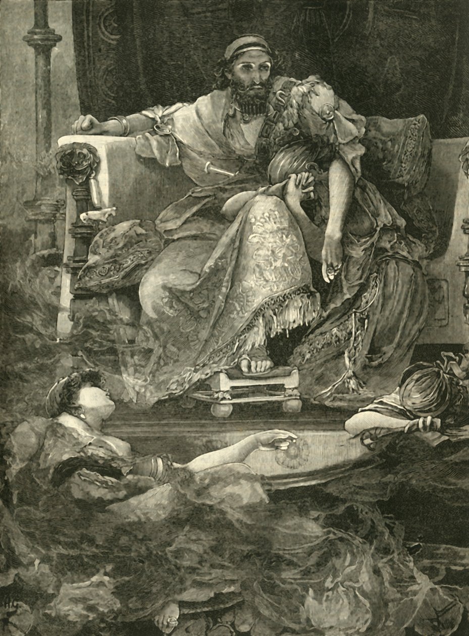 Śmierć Sardanapala, 1890. autorstwa Unbekannt