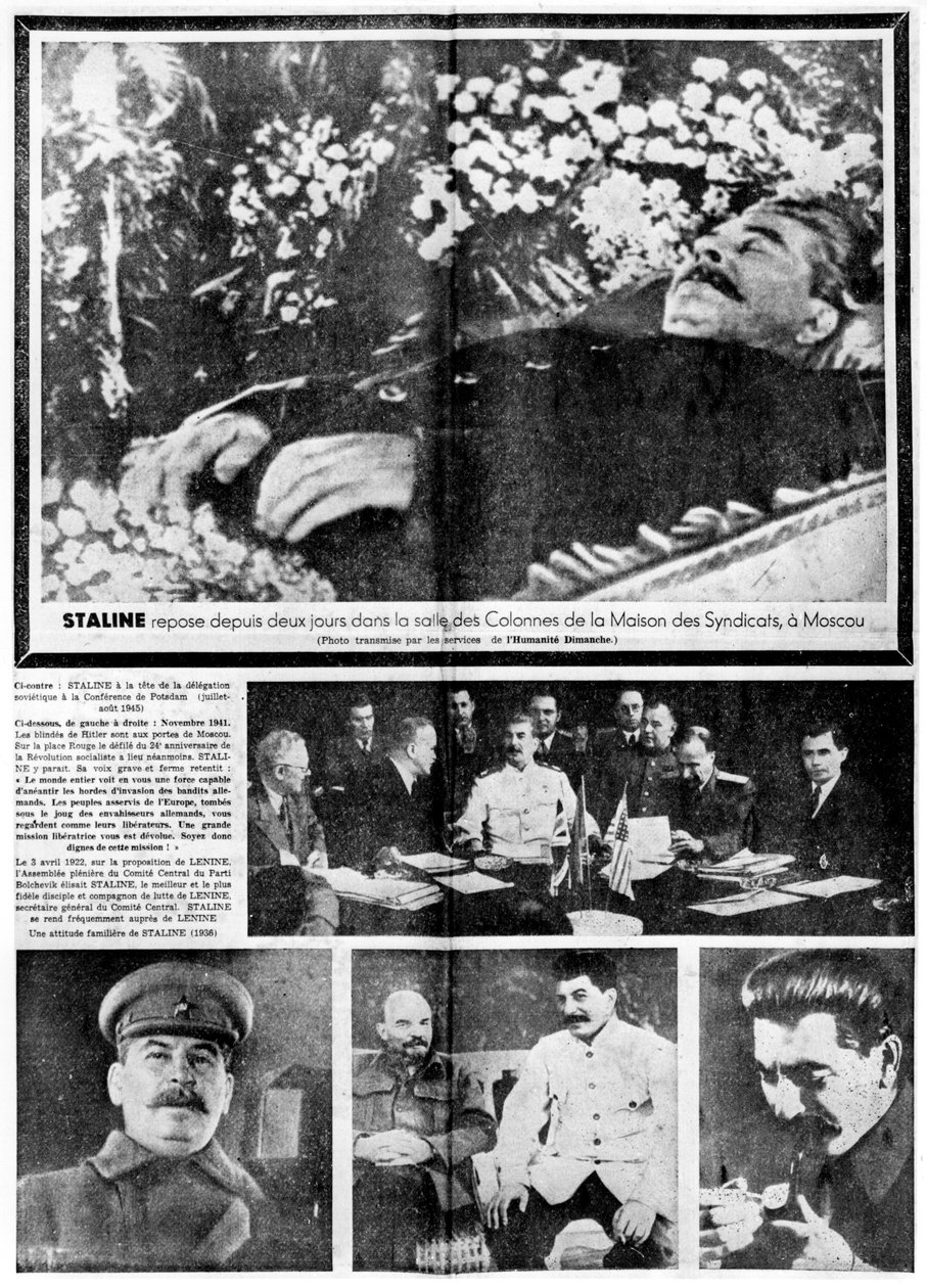 Śmierć Stalina, 8 marca 1953 r. autorstwa Unbekannt