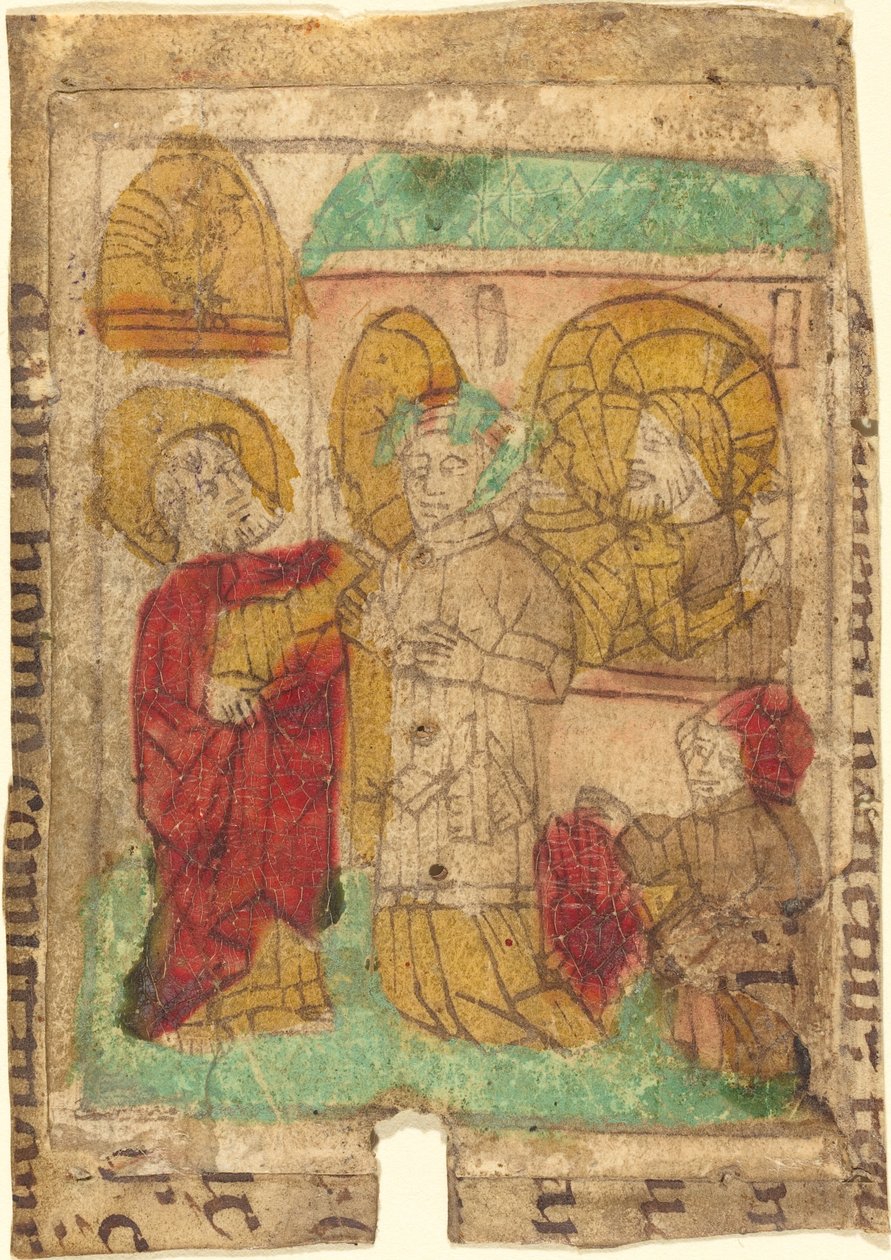 Odmowa Piotra, c. 14551465. autorstwa Unbekannt