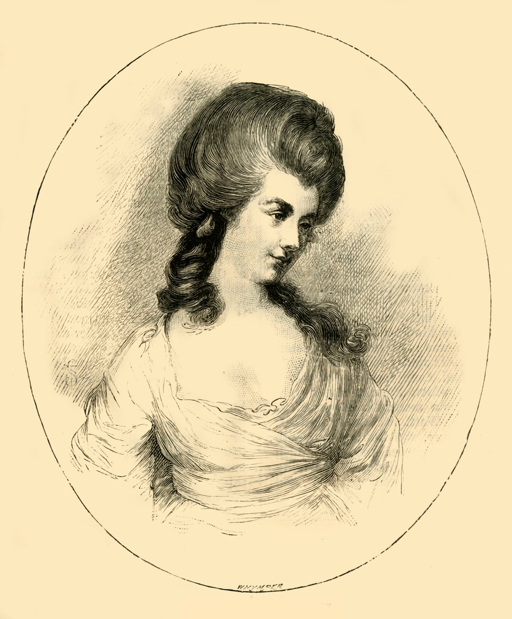 Księżna Devonshire, ok. 1780, 1881 r. autorstwa Unbekannt