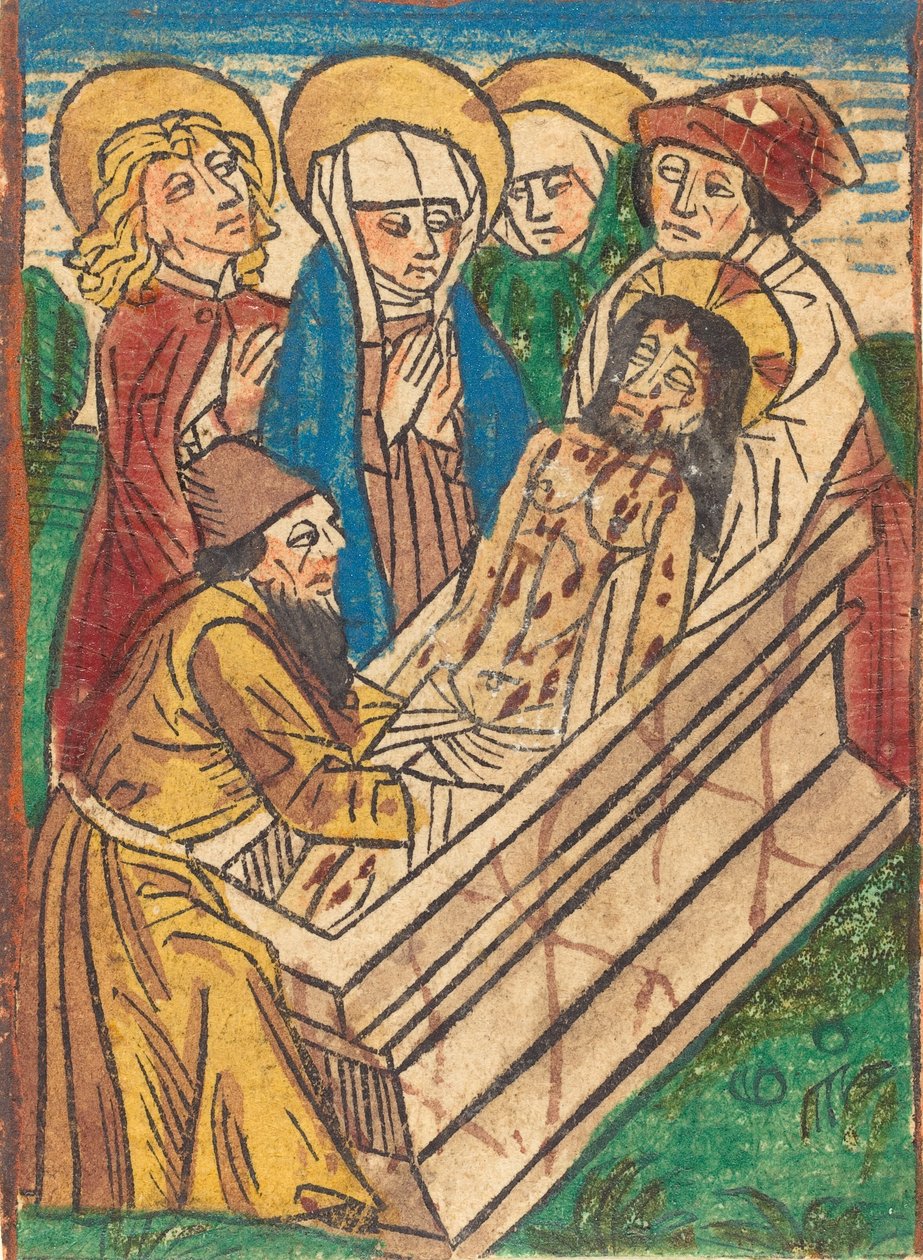 Złożenie do grobu, c. 1490. autorstwa Unbekannt