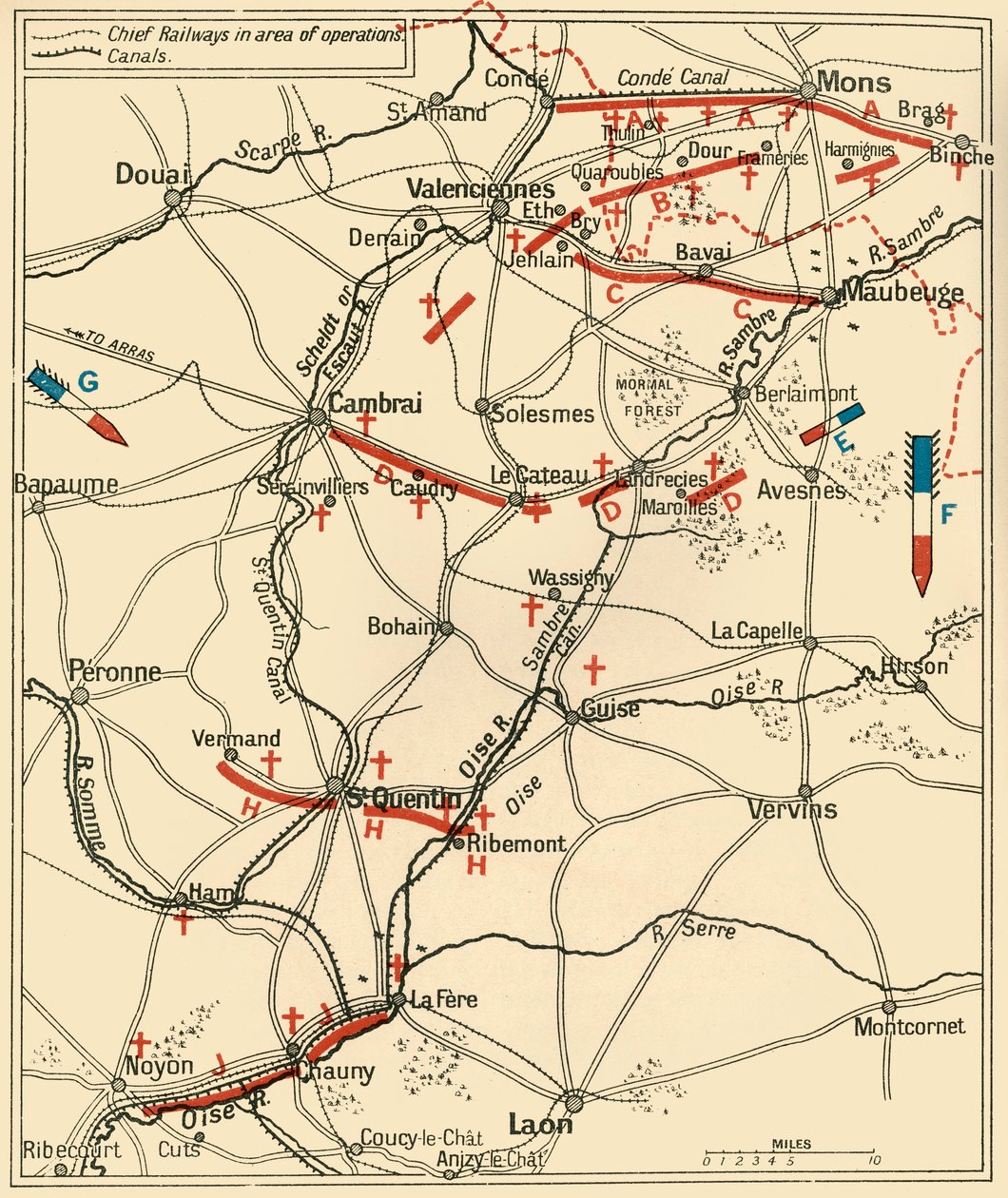 Pierwsza faza Wielkiego Odwrotu... 1914, ok.1920. autorstwa Unbekannt