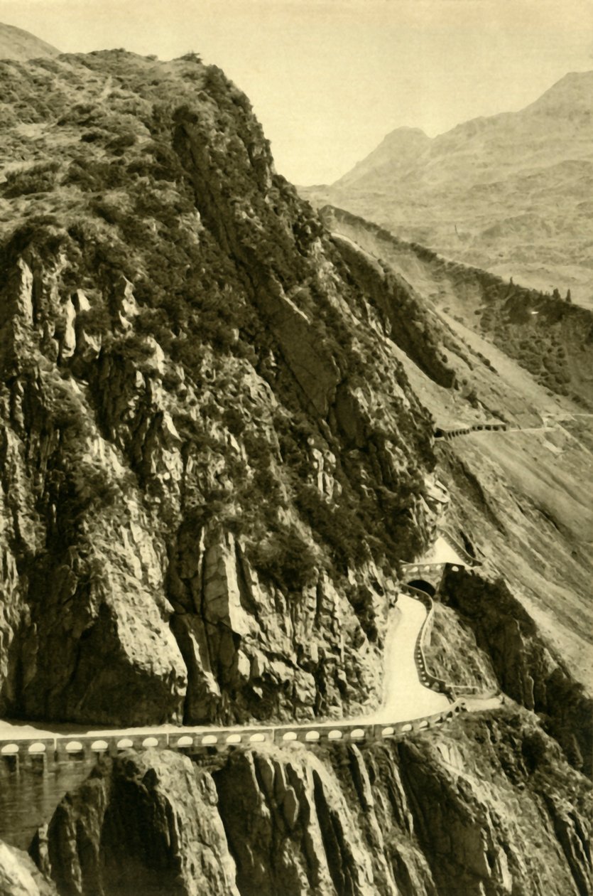 Przełęcz Flexen, Vorarlberg, Austria, c1935. autorstwa Unbekannt