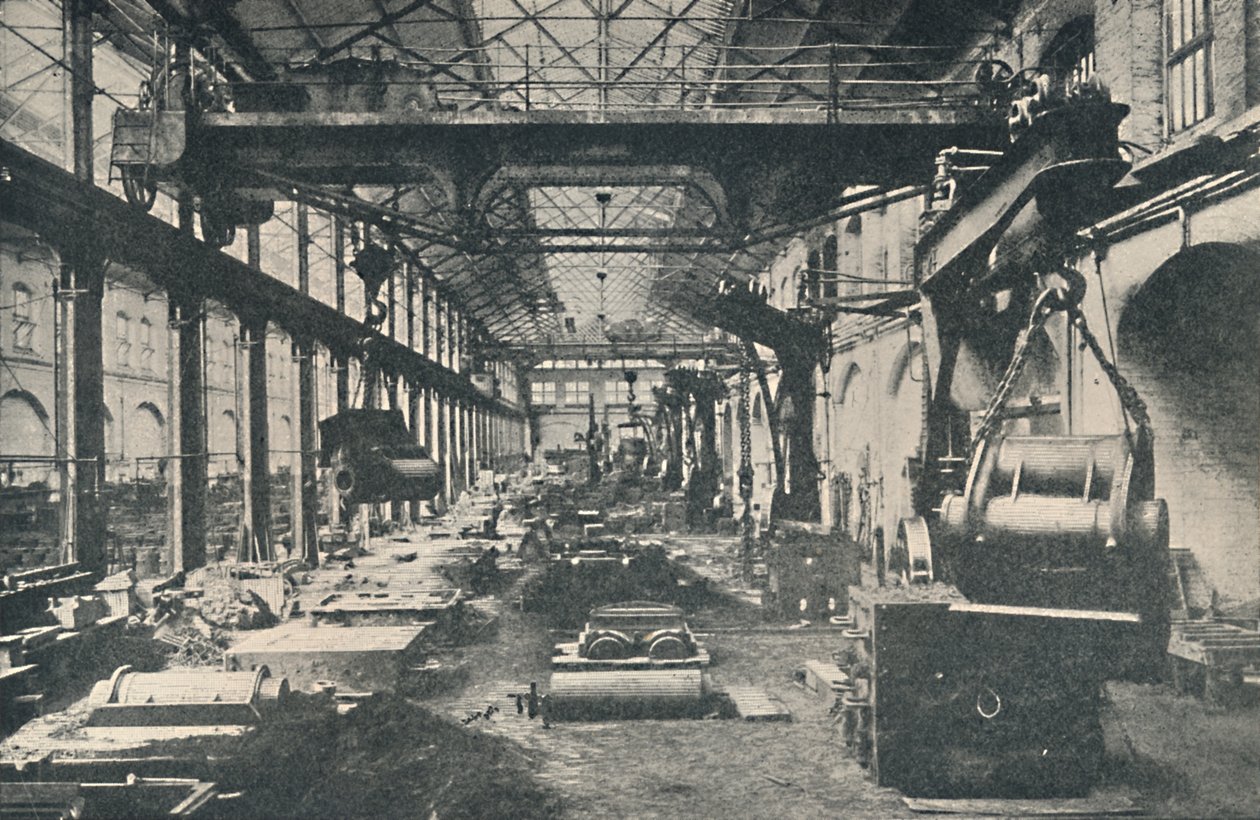 Odlewnia w Swindon Works, ok. 1917 r. autorstwa Unbekannt