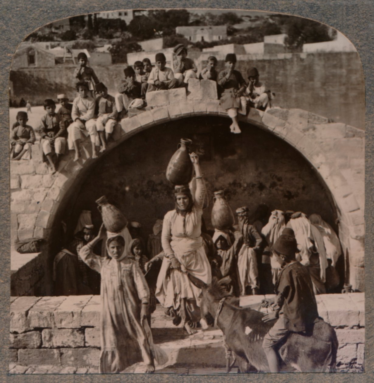Fontanna Dziewicy, Nazaret, ok. 1900 autorstwa Unbekannt