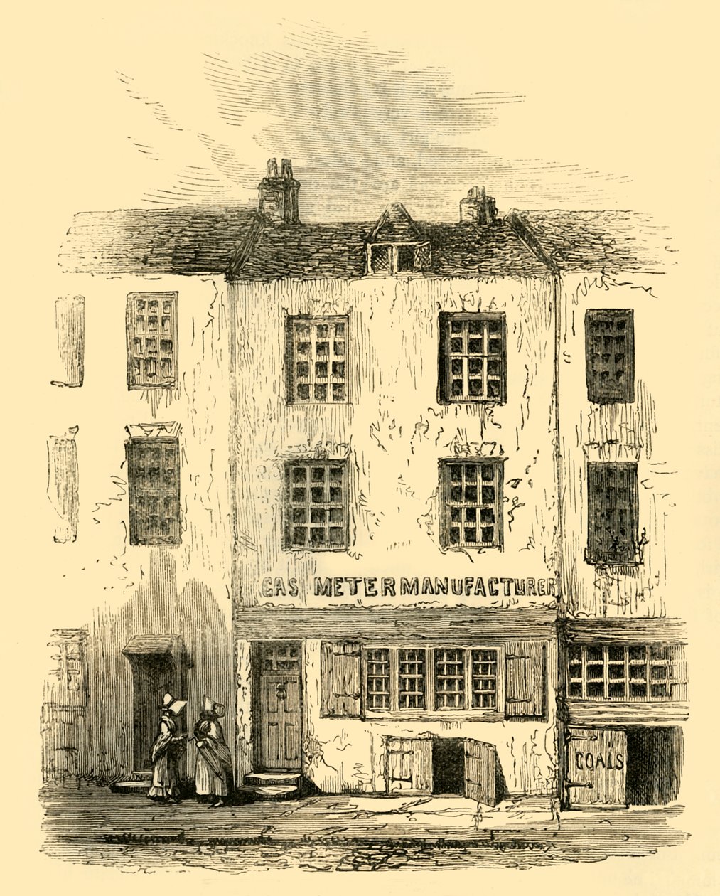 Dom duchów w Cock Lane, ok. 1872 r. autorstwa Unbekannt