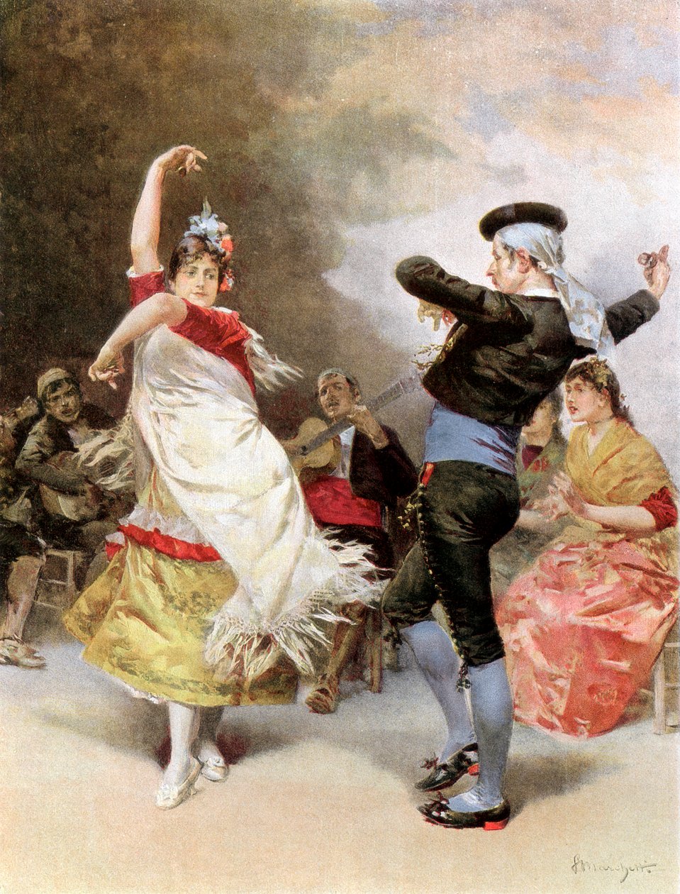 Gitanas z Granady, 1889 autorstwa Unbekannt