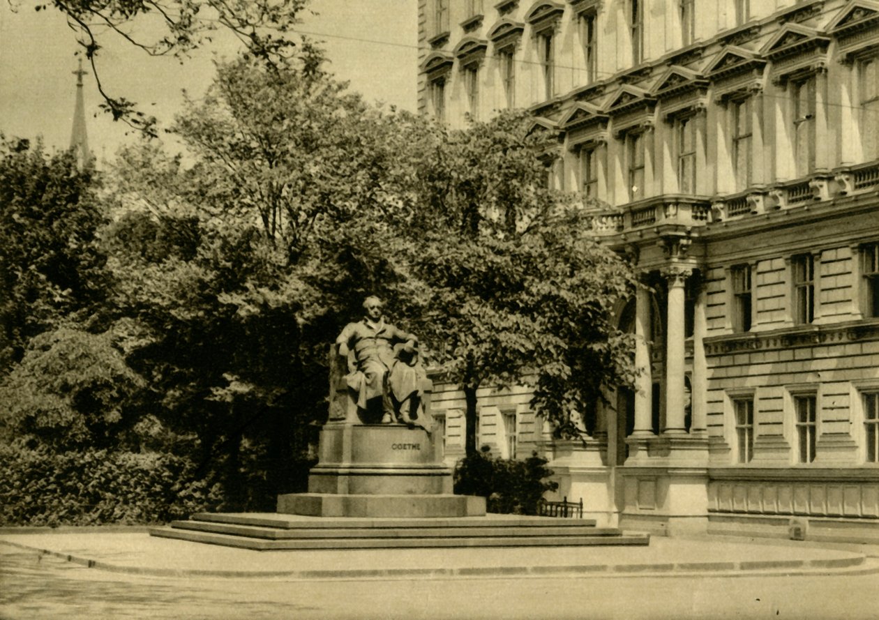 Pomnik Goethego, Wiedeń, Austria, ok. 1935. autorstwa Unbekannt