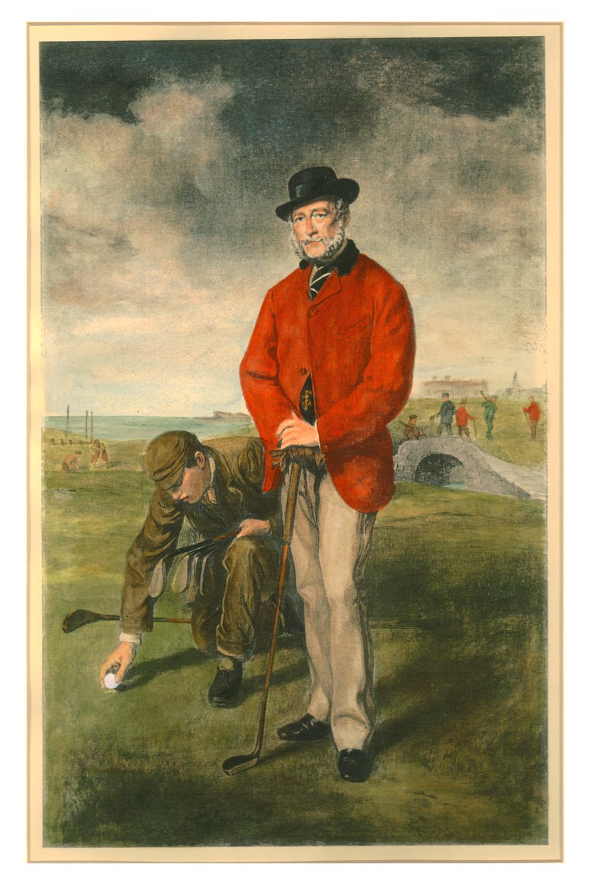 Golfista, XIX wiek. autorstwa Unbekannt