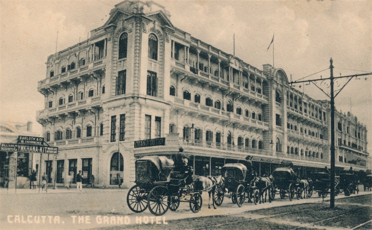 Grand Hotel, Kalkuta, ok. 1920 r. autorstwa Unbekannt