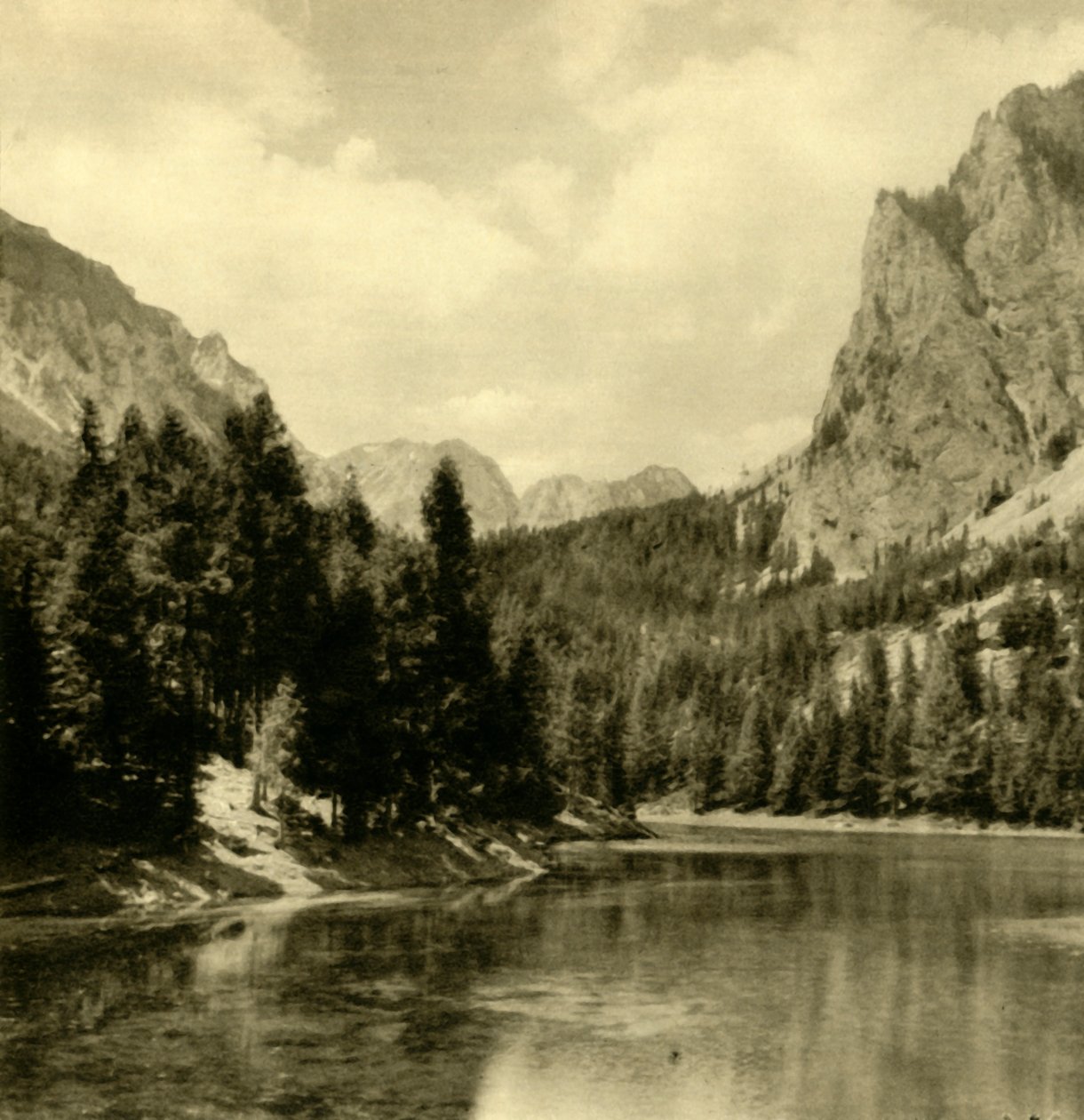 Grüner See, Styria, Austria, c1935. autorstwa Unbekannt