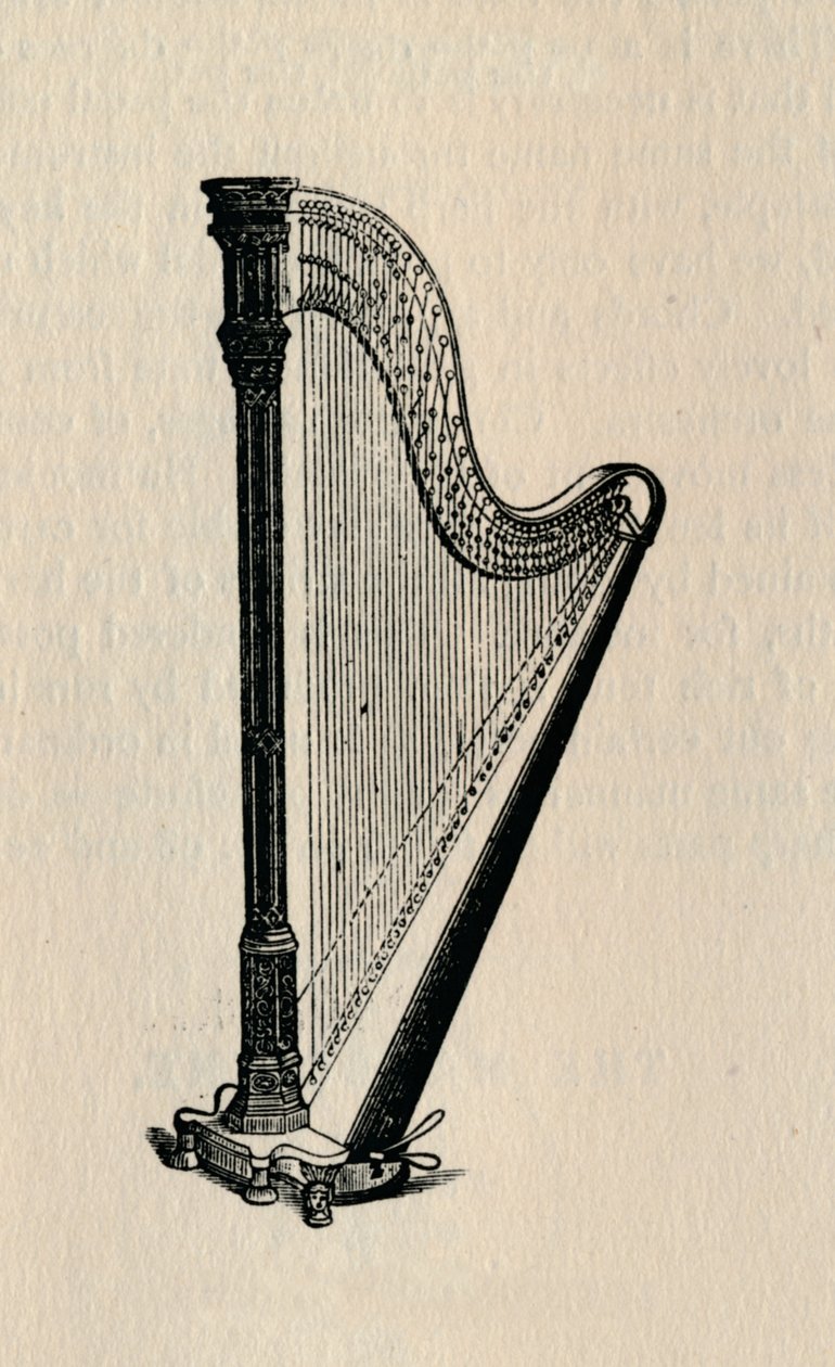 Harfa, 1895. autorstwa Unbekannt