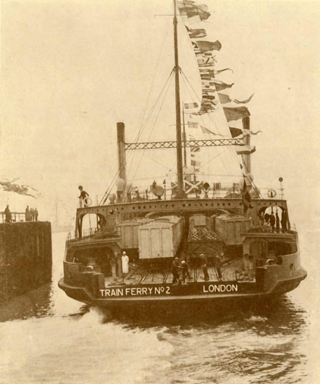 Prom kolejowy Harwich-Zeebrugge, ok. 1930. autorstwa Unbekannt