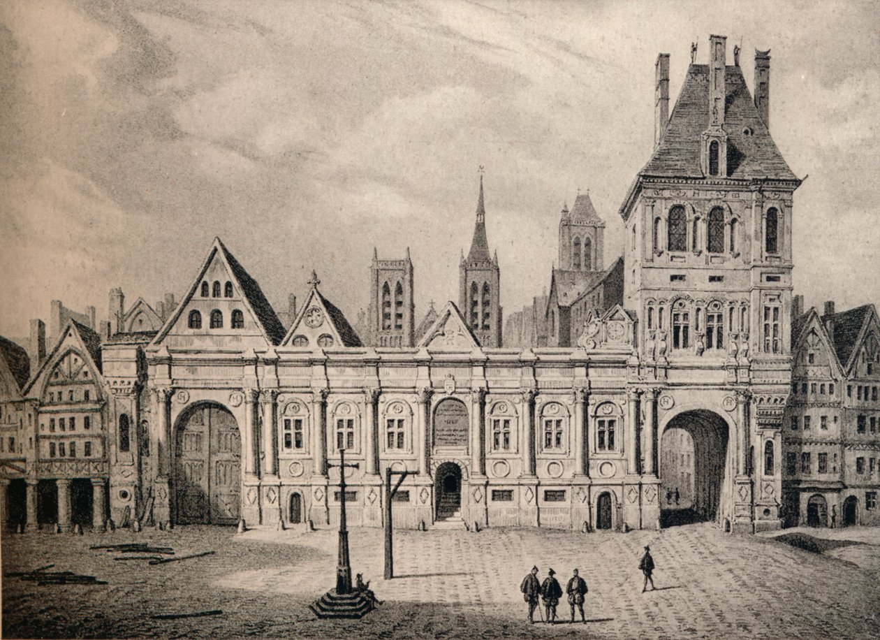 Hotel de Ville w 1583, 1915 r. autorstwa Unbekannt