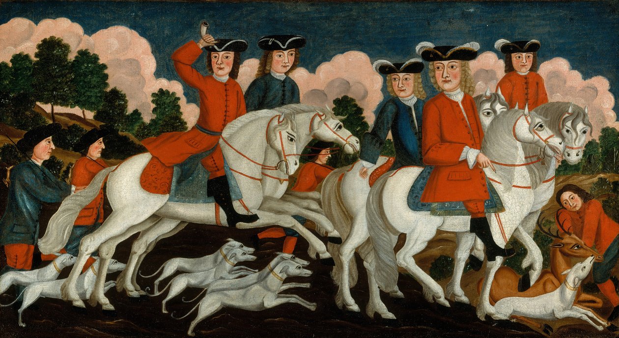 Polowanie New Jersey, ca. 1750. autorstwa Unbekannt
