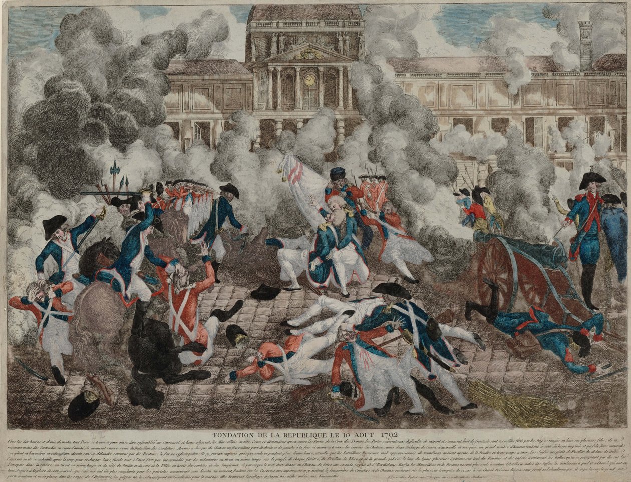 Powstanie z 10 sierpnia 1792, 1792. autorstwa Unbekannt