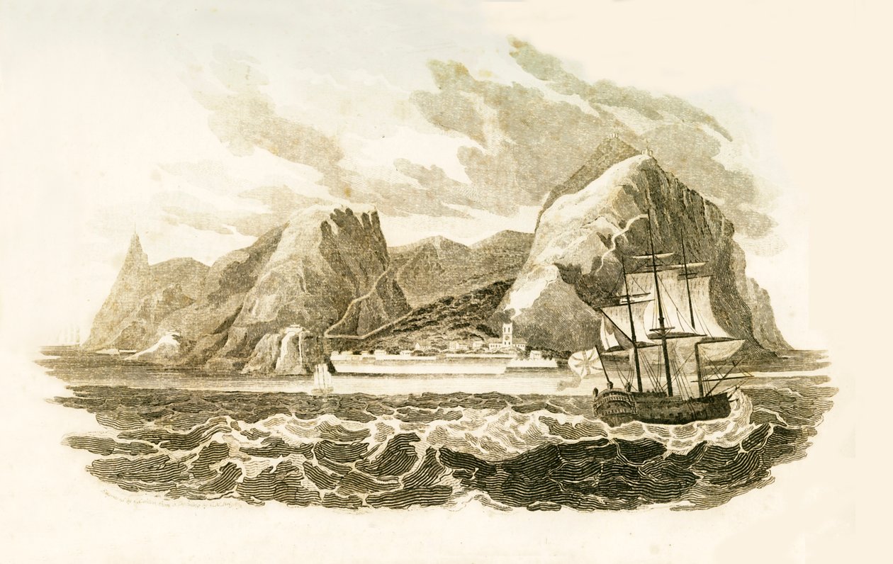 Wyspa św. Heleny, 1816 r. autorstwa Unbekannt
