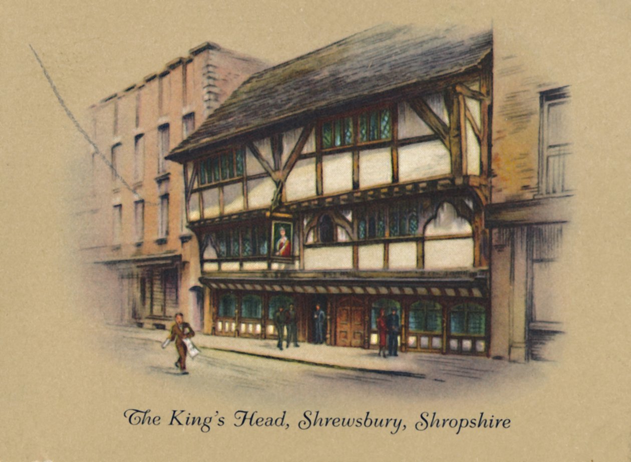 The Kings Head, Shrewsbury, Shropshire, 1939 autorstwa Unbekannt