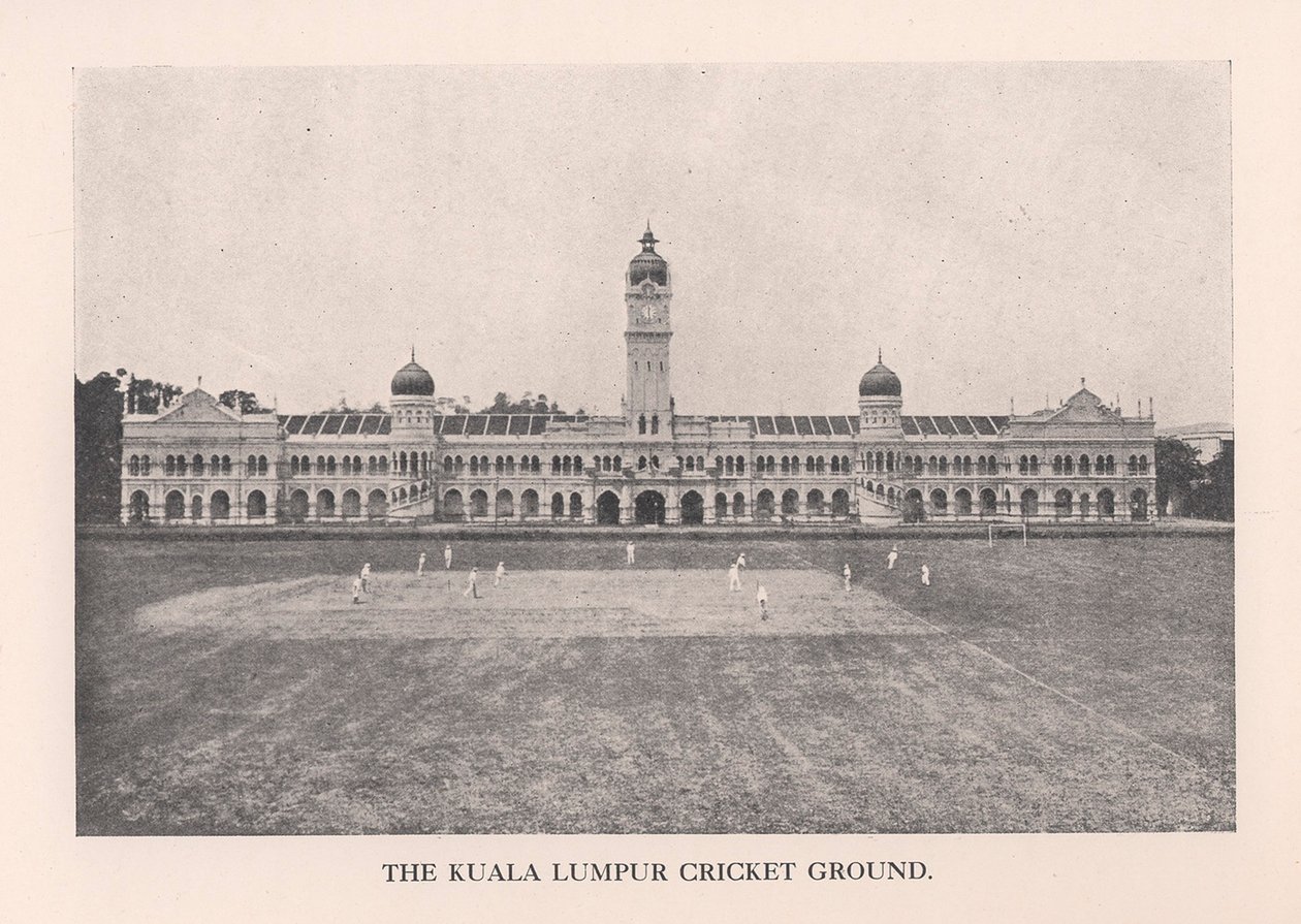 Boisko do krykieta w Kuala Lumpur, Malaje, 1912 r. autorstwa Unbekannt
