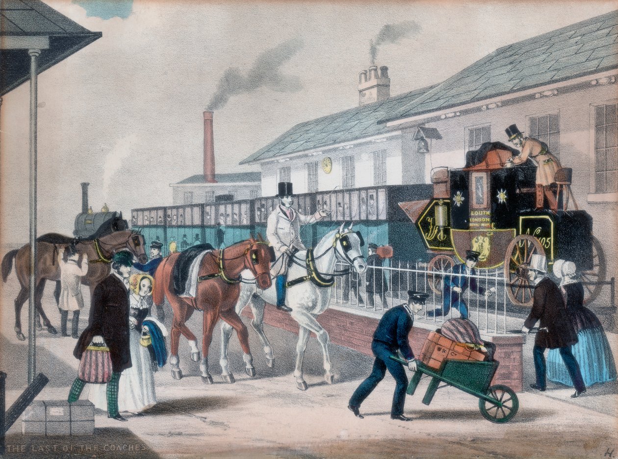 Ostatni z trenerów, ok. 1840 r. autorstwa Unbekannt