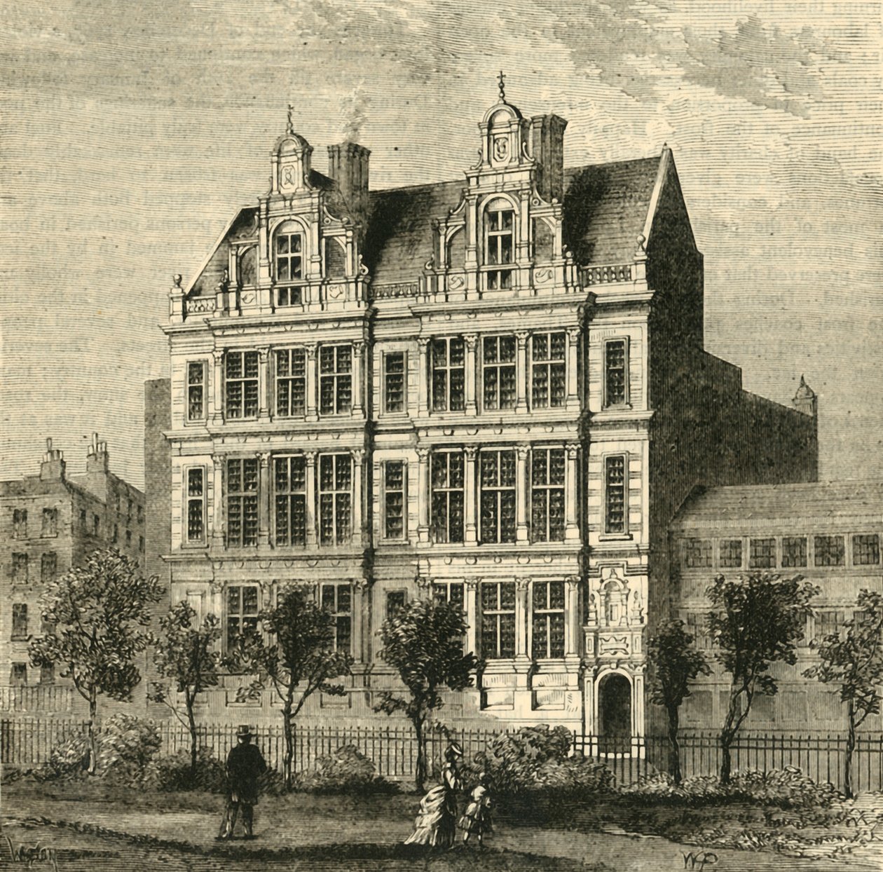 Biura Rady Szkolnej w Londynie, 1881. autorstwa Unbekannt
