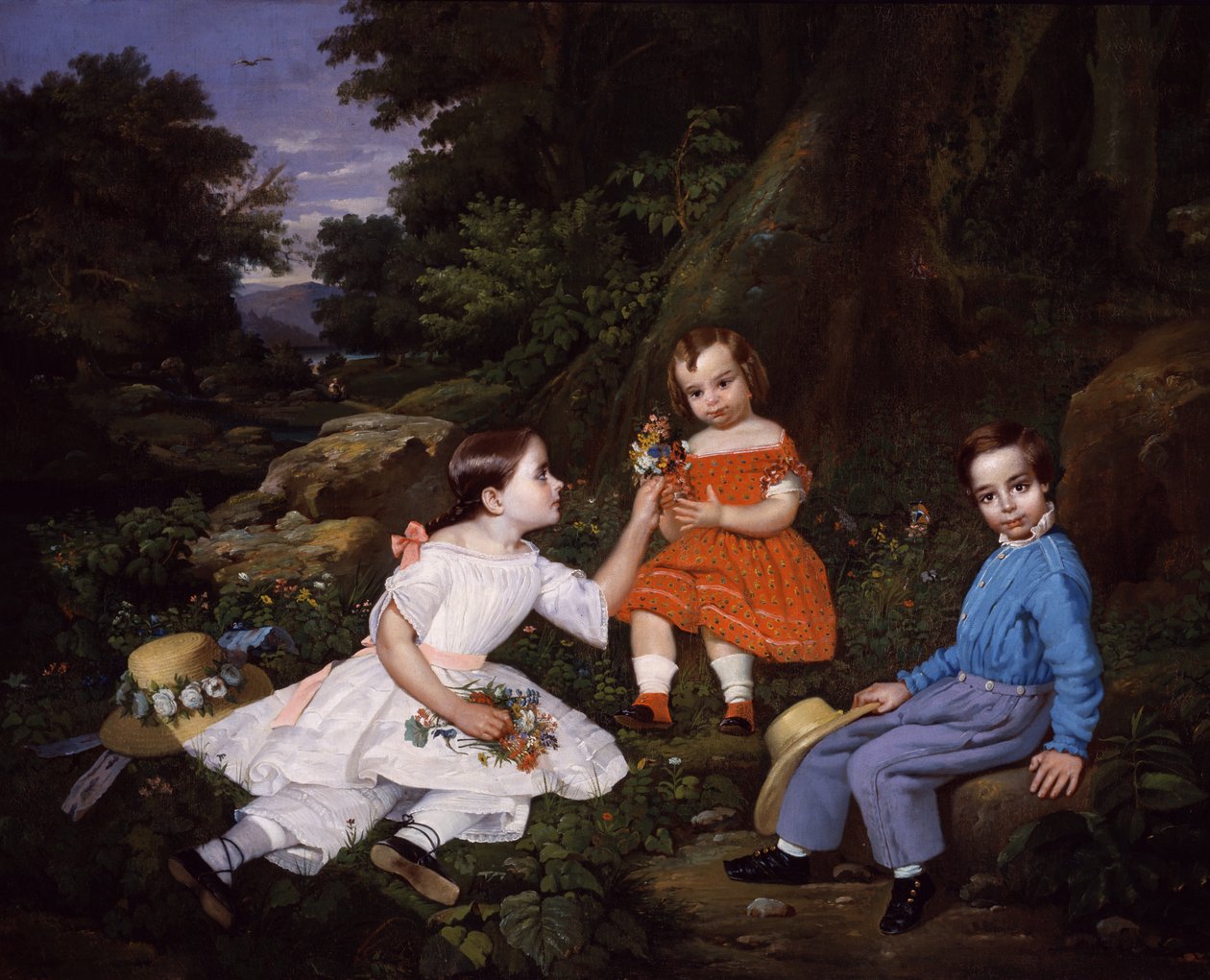 Dzieci Mabie, ca. 1852. autorstwa Unbekannt