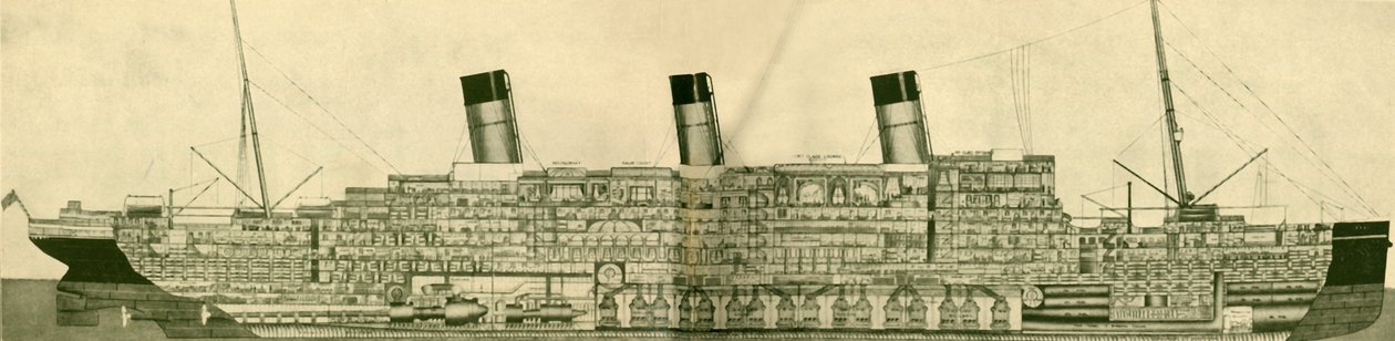 Majestic 56 551 ton pokazane w sekcji, c1930. autorstwa Unbekannt