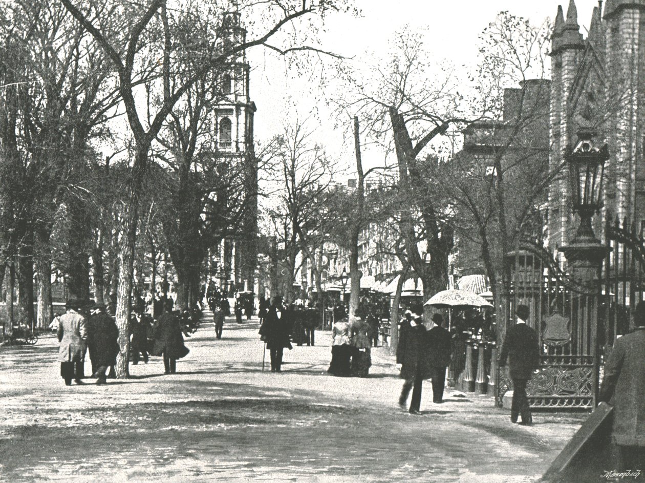 Centrum handlowe, Boston, USA, 1895. autorstwa Unbekannt