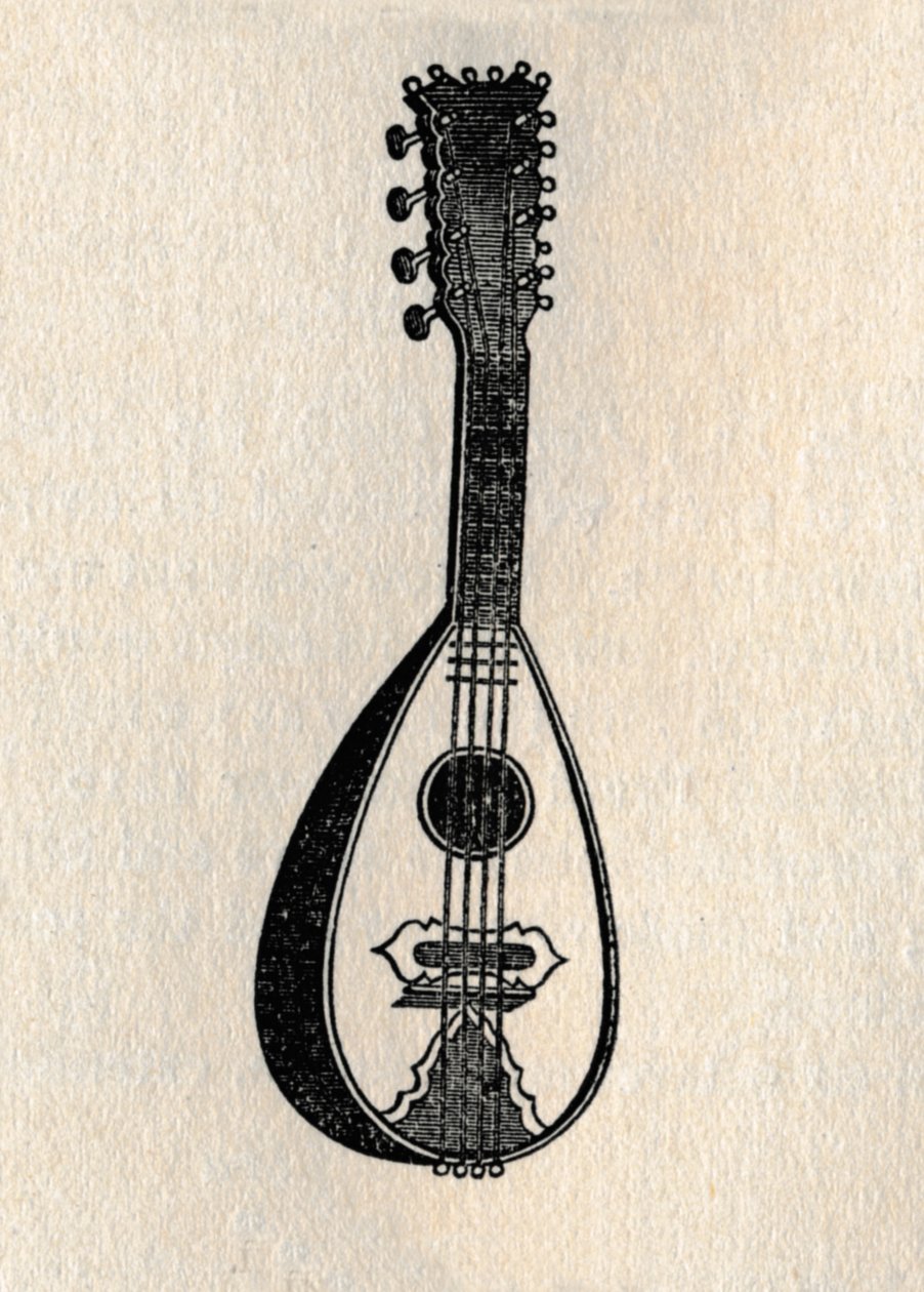 Mandolina, 1895. autorstwa Unbekannt