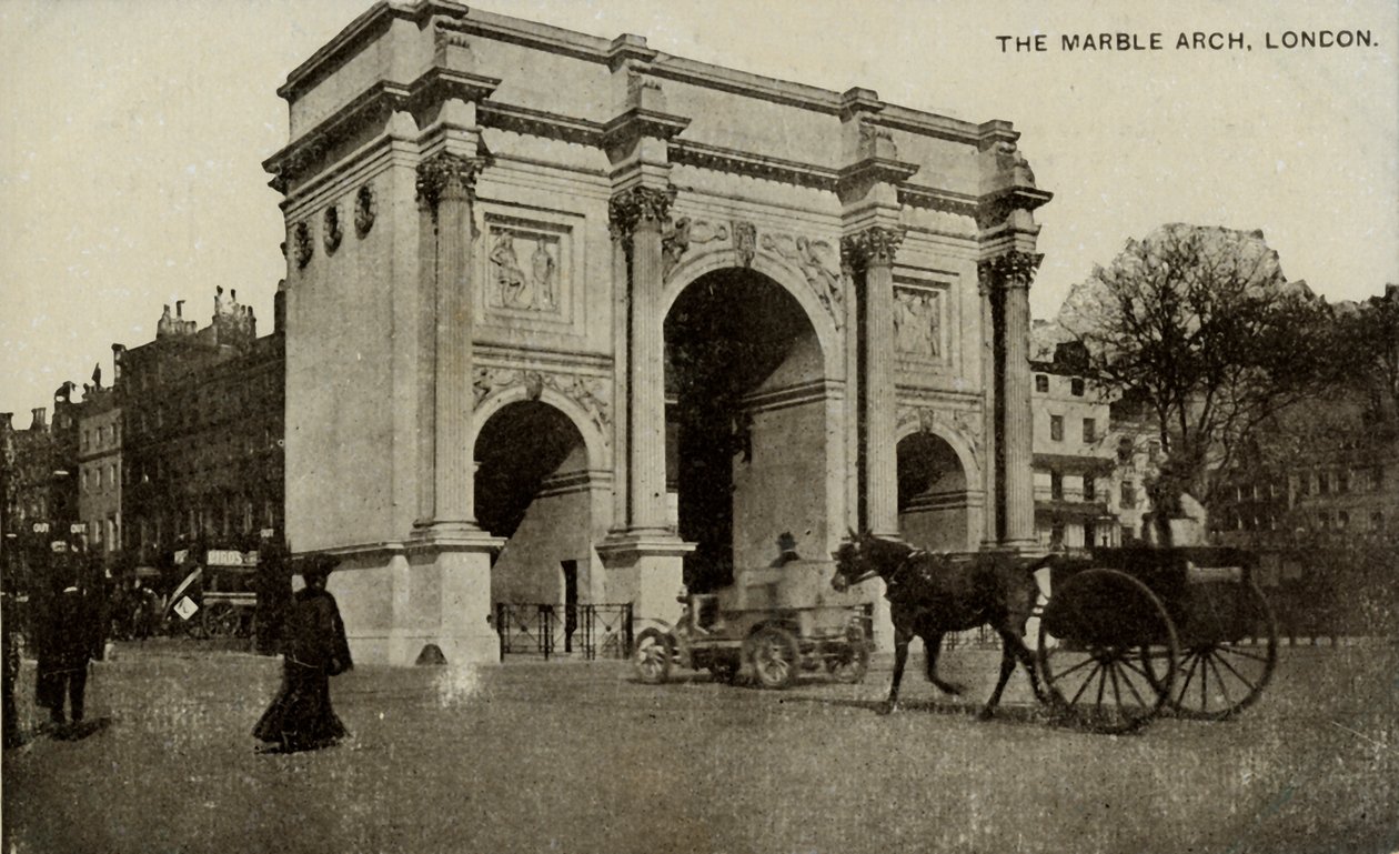 Marble Arch, Londyn, koniec XIX i początek XX wieku. autorstwa Unbekannt