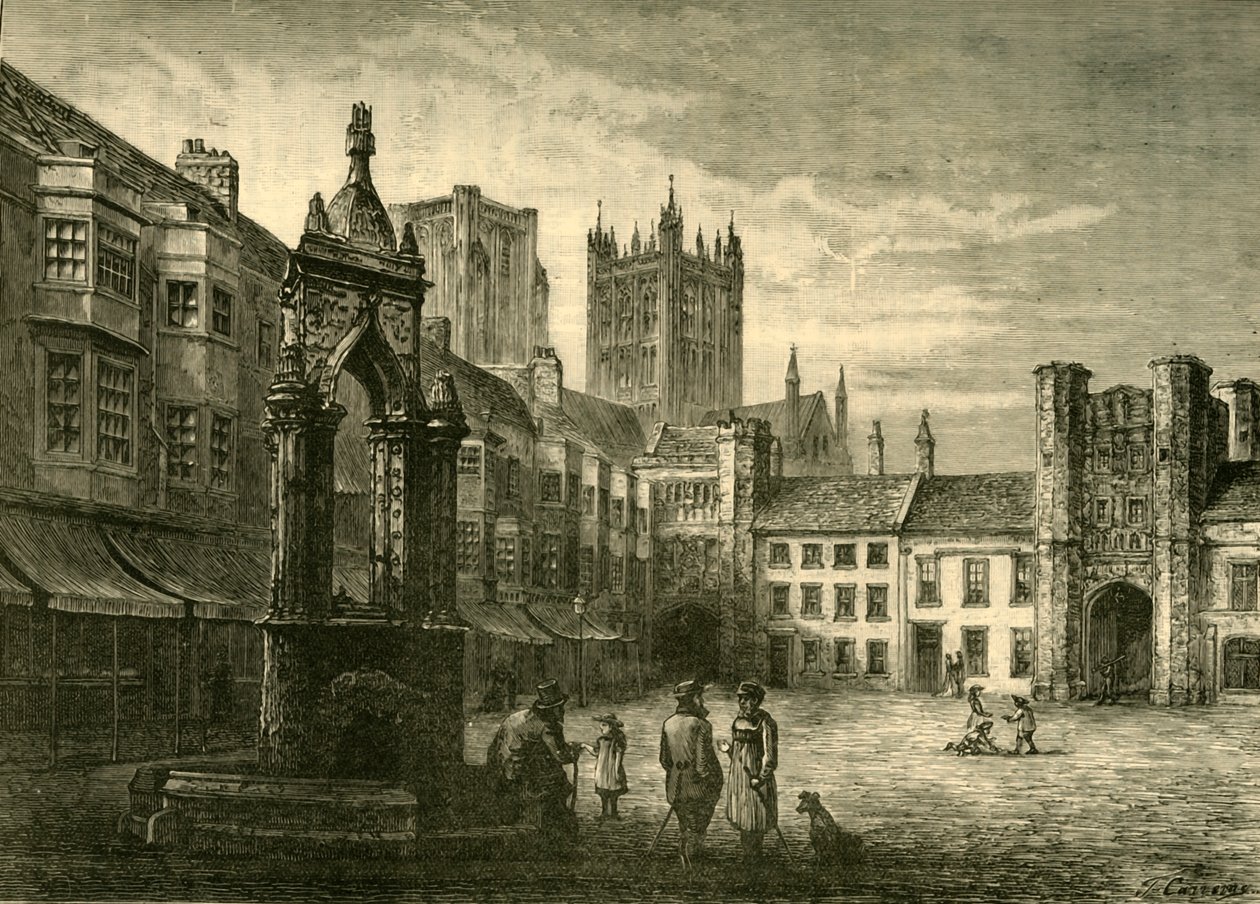 Rynek, Wells, 1898. autorstwa Unbekannt