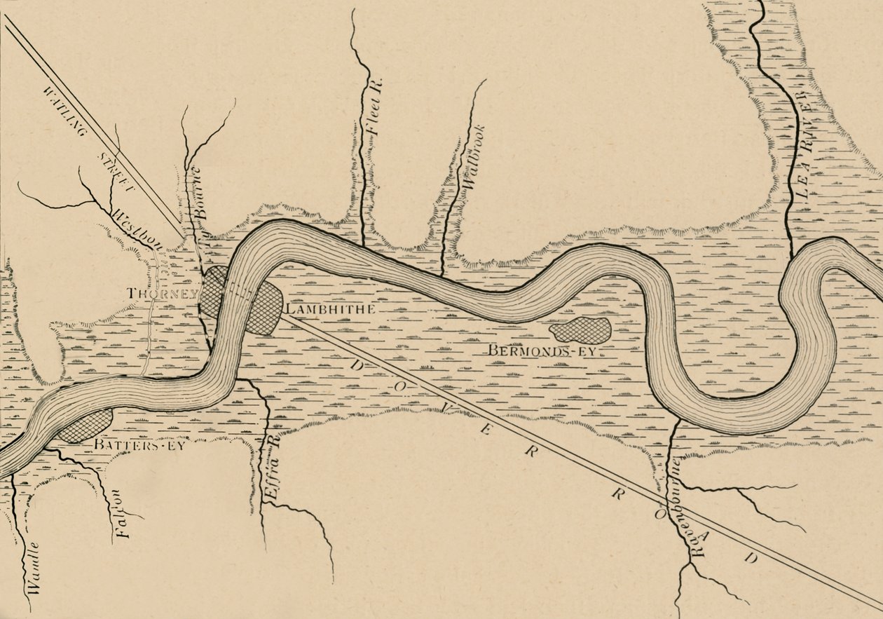 Bagna wczesnego Londynu, 1908 autorstwa Unbekannt