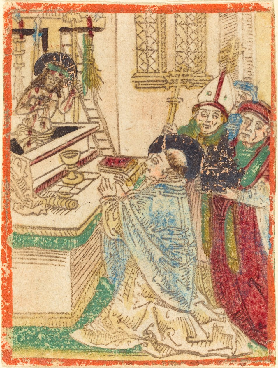 Msza św. Grzegorza, 14801490. autorstwa Unbekannt
