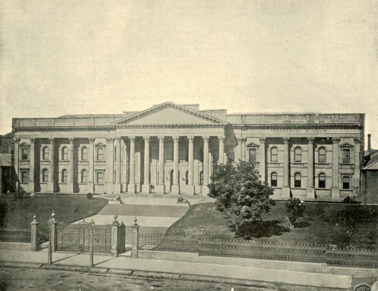 Biblioteka Publiczna w Melbourne, 1901. autorstwa Unbekannt