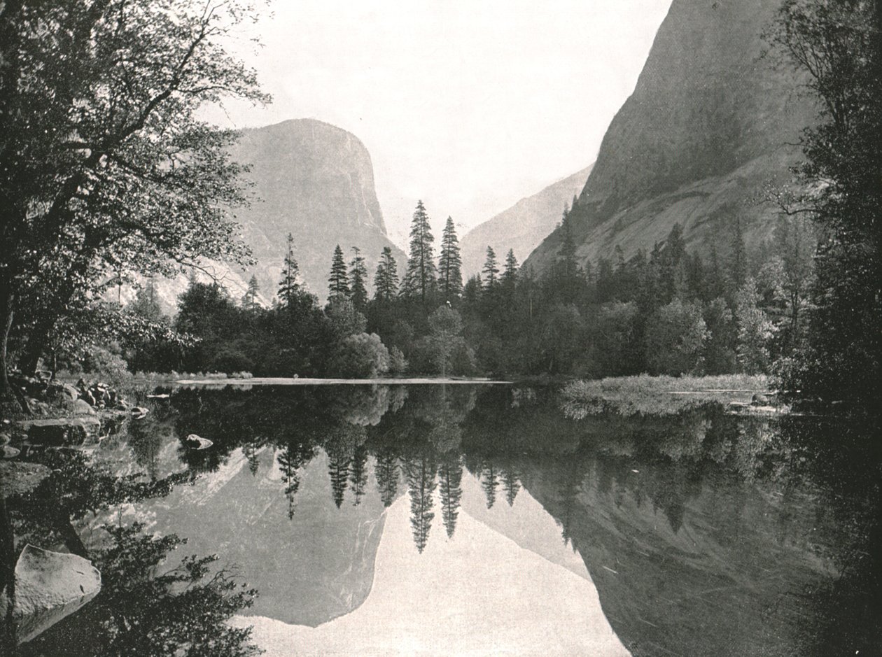 Jezioro Lustrzane, Dolina Yosemite, USA, 1895. autorstwa Unbekannt