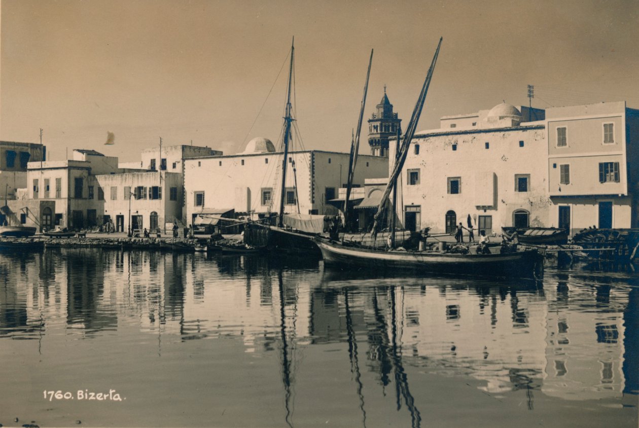Stary Port Bizerta, Tunezja, 1936 autorstwa Unbekannt