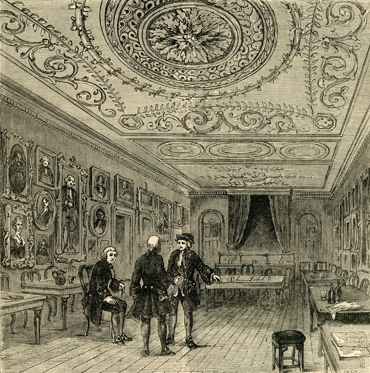 Stary pokój w Evanss., 1881. autorstwa Unbekannt